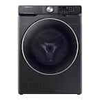 4.5 cu. ft. High-Efficiency Fingerprint Resistant Black Stainless Front Load Washing Machine with Steam and Super Speed