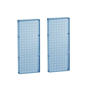 20.625 in H x 8 in W Pegboard Blue Styrene One sided Panel (2-Pieces per Box)
