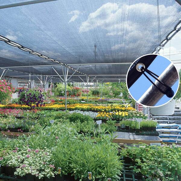 Agfabric 20x10' 50% UV Resistant Black Shade Cloth Plant Cover Greenhouse Panel