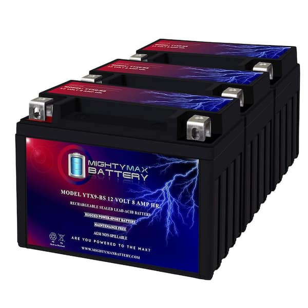 MIGHTY MAX BATTERY YTX12-BS Battery for Suzuki VL800 Intruder