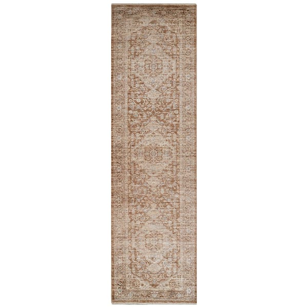 Amer Rugs Albany Sand 3 ft. x 6 ft.   Oriental Runner Rug