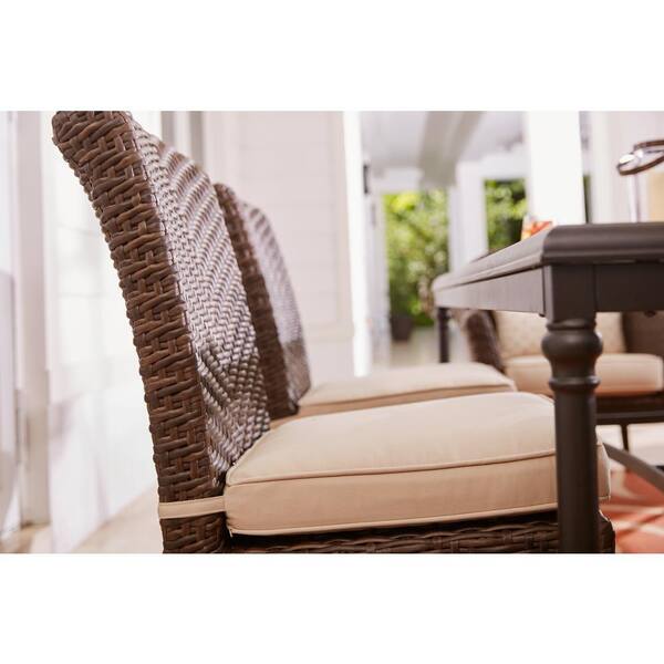 camden dark brown wicker outdoor