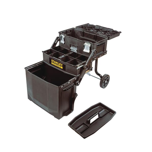 Stanley 22 in. 4-in-1 Cantilever Mobile Tool Box and 25 ft. FATMAX