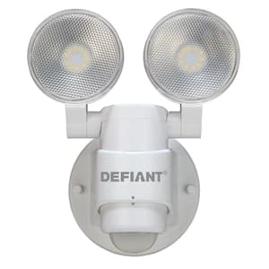1100 Lumen 180-Degree Integrated LED Motion Activated White Outdoor Flood Light