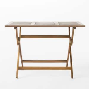 Positano Natural Wood Outdoor Dining Table