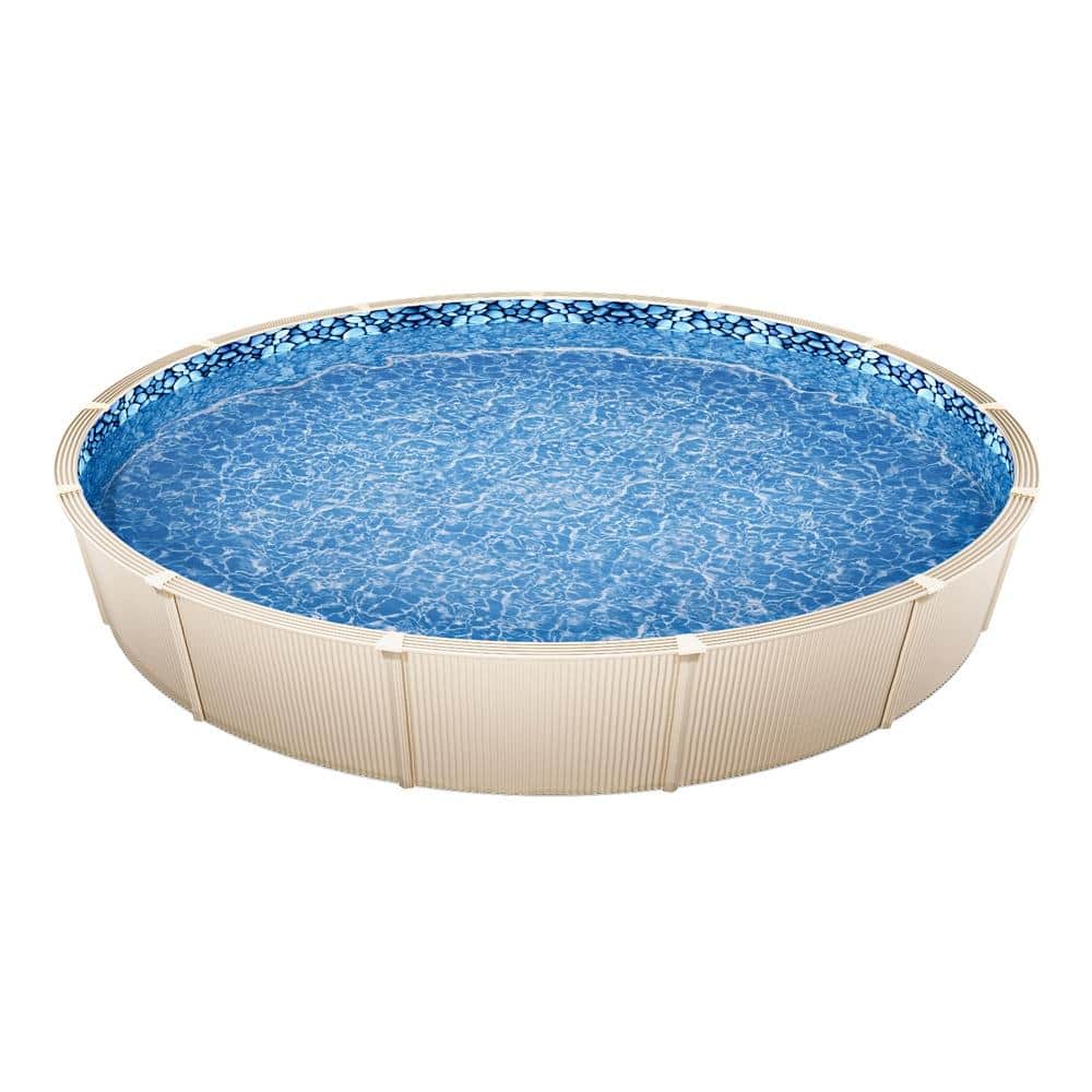 24-ft Round Above-Ground Pool Liner Unibead Vinyl Standard Gauge, 52 in Wall, Steel-Sided Pools, J-Hook Fit price history on PriceWatchPro