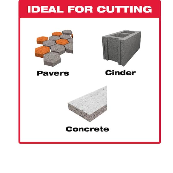 12 in. x 1/8 in. x 20 mm Masonry High Speed Cut-Off Disc (5-Pack)