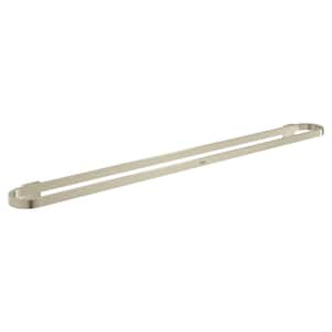 Selection 32 in. Wall Mounted Towel Bar in Brushed Nickel