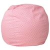 Flash Furniture Kids Bean Bag Chair: Small, Light Pink Dot