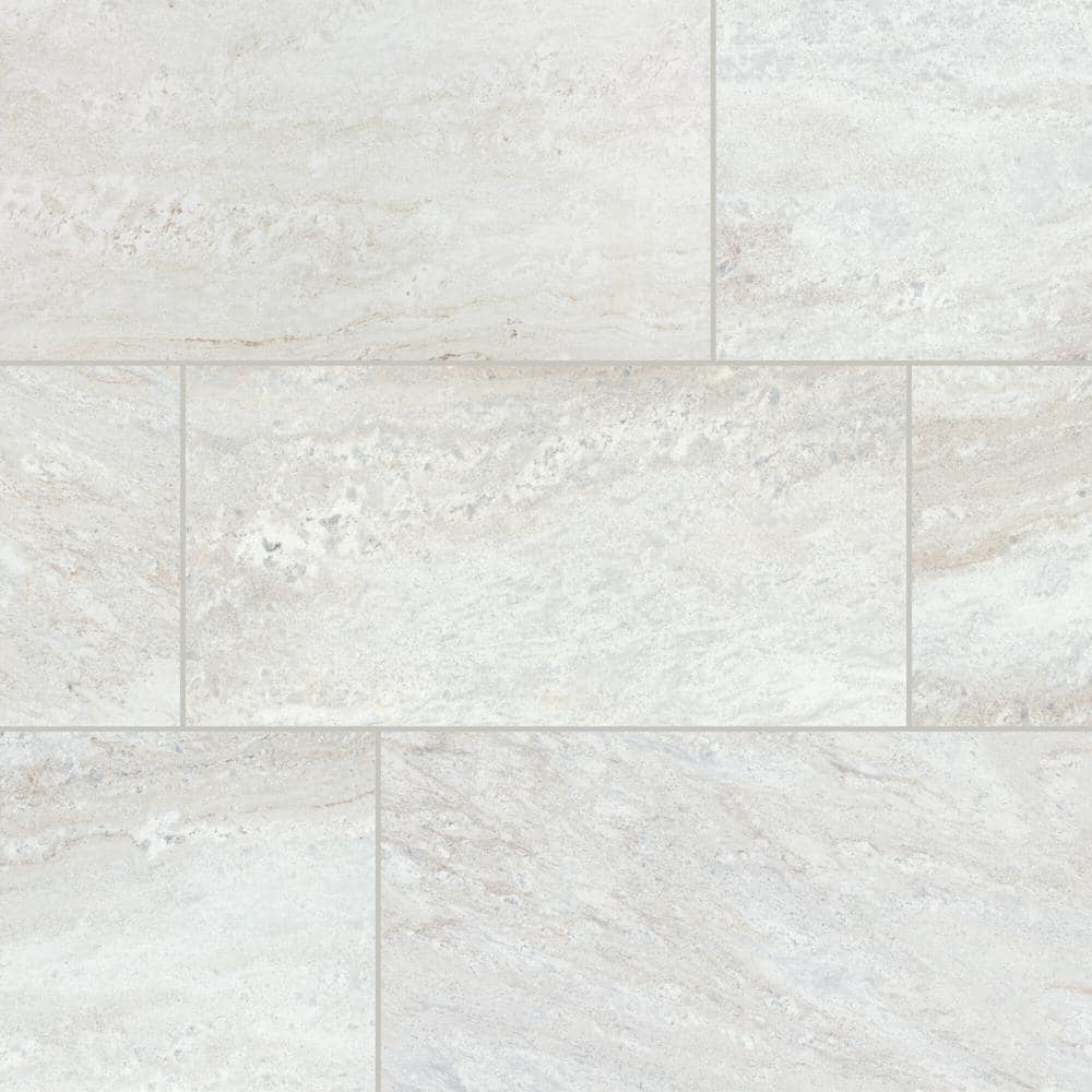 Sanbristol White Marvel 6 in. x 6 in. Color Body Porcelain Tile Sample price history on PriceWatchPro