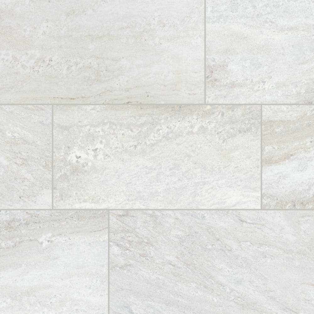 Reviews for Daltile Sanbristol White Marvel 24 in. x 48 in. Matte Color ...