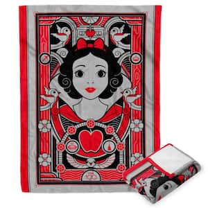 Disney D100 Art Deco Snow White Silk Touch Multicolor Throw Blanket