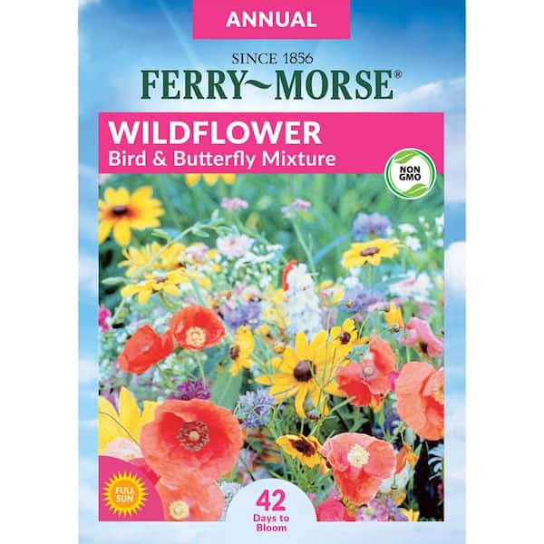Ferry-Morse Wildflower Bird & Butterfly Mix Flower Seed