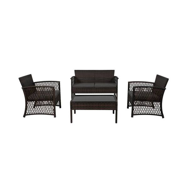 tea set 4 piece patio conversation set