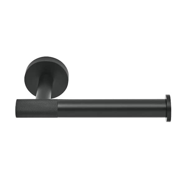 Swiss Madison Avallon Wall Mounted Toilet Paper Holder in Matte Black
