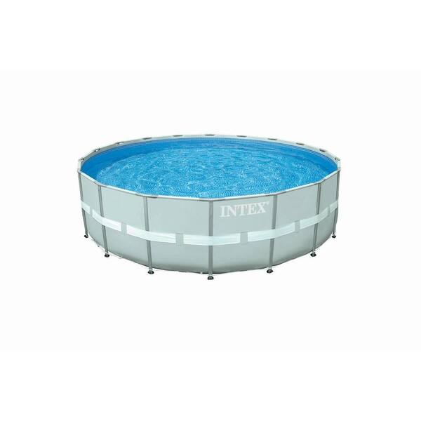 Intex 18 ft. Round x 52 in. Deep Ultra Frame Combo Pump Swimming Pool Set