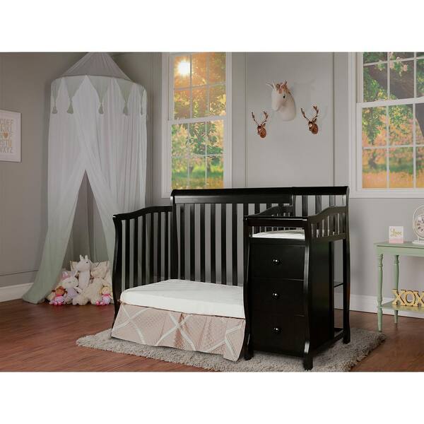 Dream On Me Jayden 4-in-1 Black Mini 