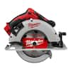 Milwaukee M18 18V Lithium-Ion Brushless Cordless 7-1/4 in. Circular Saw (Tool-Only) 2631-20