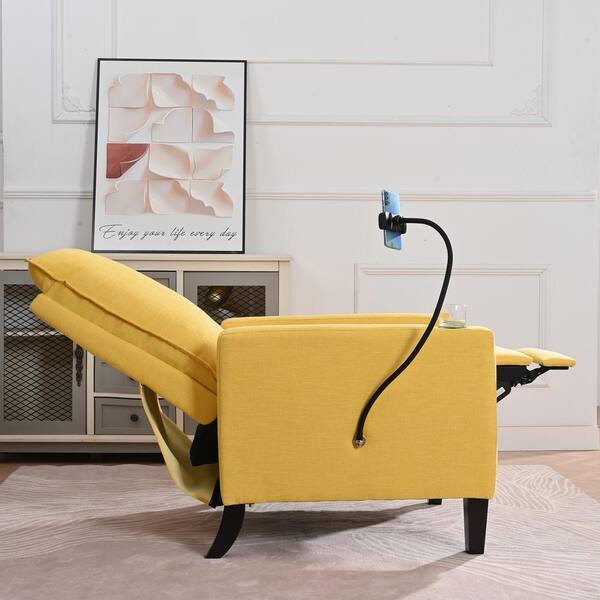 Small yellow recliner sale