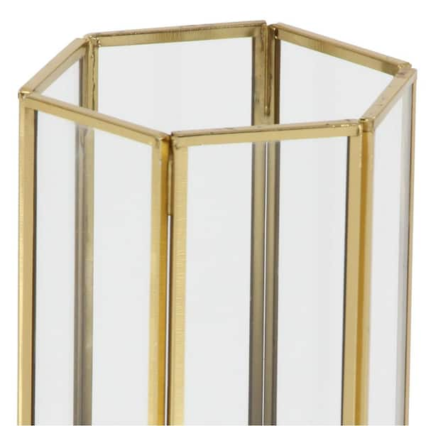 Home Decorators Collection Classic Gold Metal Lantern Candle Holder -  Hanging or Tabletop (Set of 2) DC18-69990AB - The Home Depot