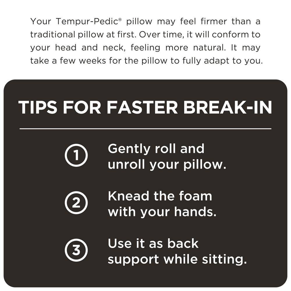 King White Memory Foam Adjustable Cooling Pillow
