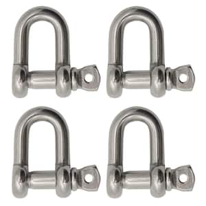 BoatTector Stainless Steel Chain Shackle - 5/8", 4-Pack