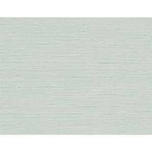 Seaglass Seahaven Rush Cloth Unpasted Embossed Vinyl Wallpaper Roll 60.75 sq. ft.