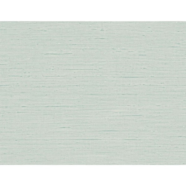 Seaglass Seahaven Rush Cloth Unpasted Embossed Vinyl Wallpaper Roll 60.75 sq. ft.