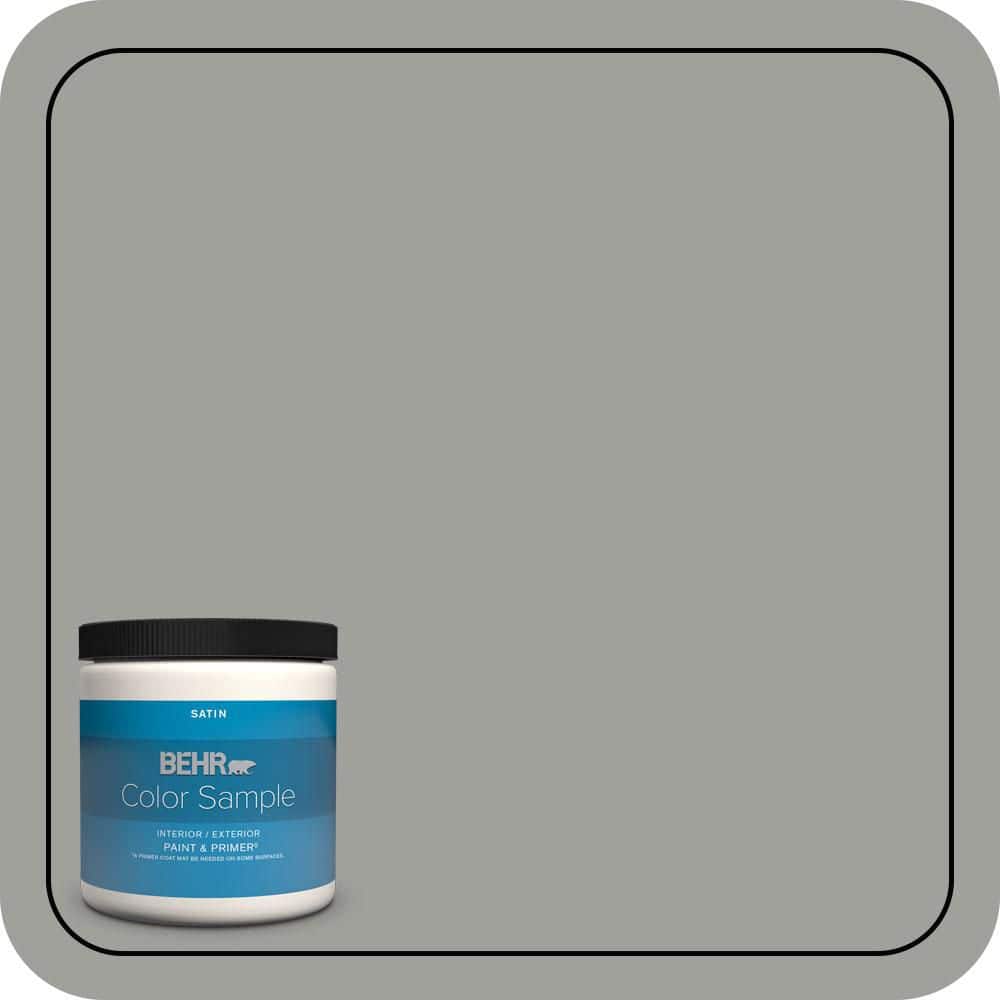 8 oz. #MQ6-22 Gateway Gray Satin Enamel Interior/Exterior Paint & Primer Color Sample price history on PriceWatchPro