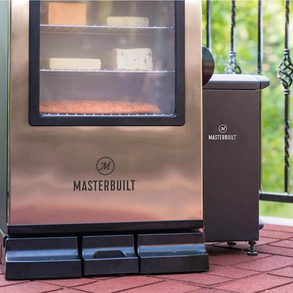 Slow and Cold Smoker Accessory Attachment in Black