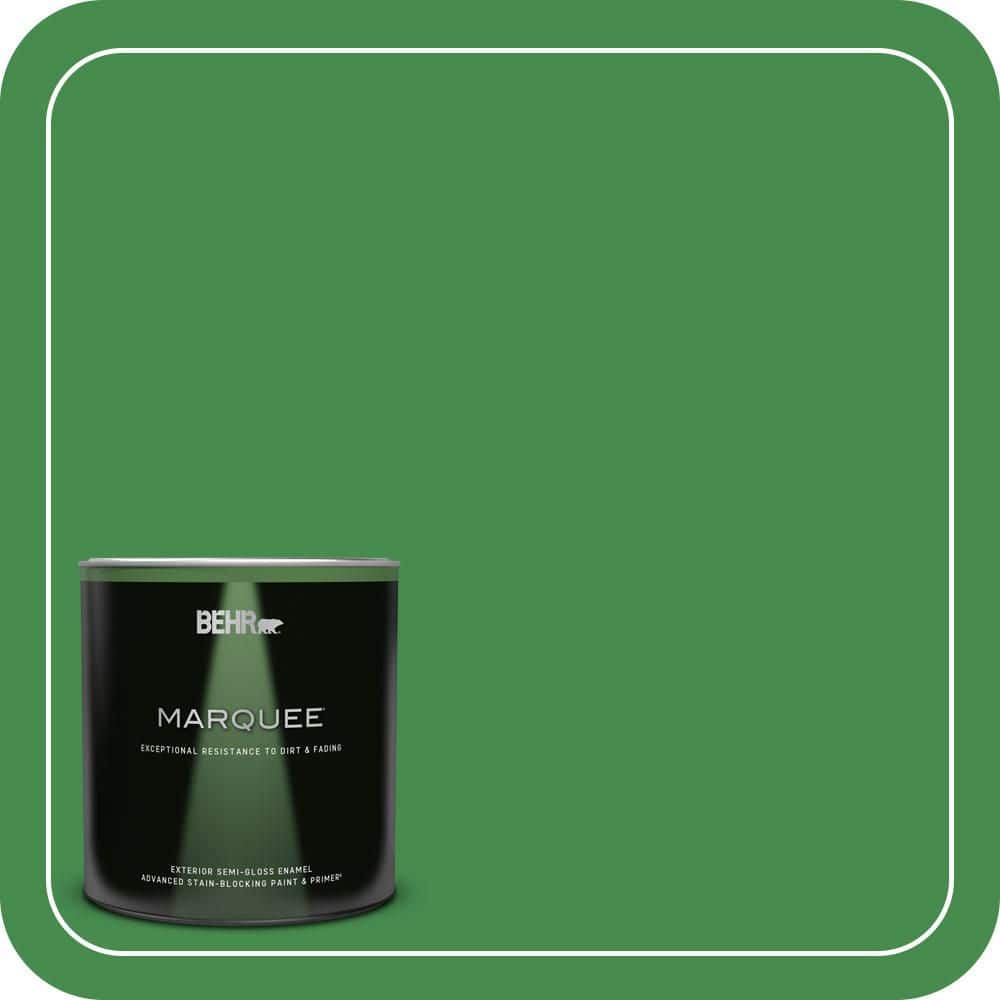 1 qt. #MQ4-48 Planet Green Semi-Gloss Enamel Exterior Paint & Primer price history on PriceWatchPro