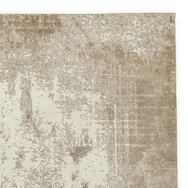 Lae Brown and Gray 8 ft. x 10 ft. Geometric Area Rug
