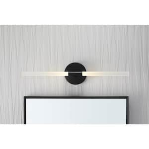 Components 1-Light Vibrant Brushed Moderne Brass Wall Sconce