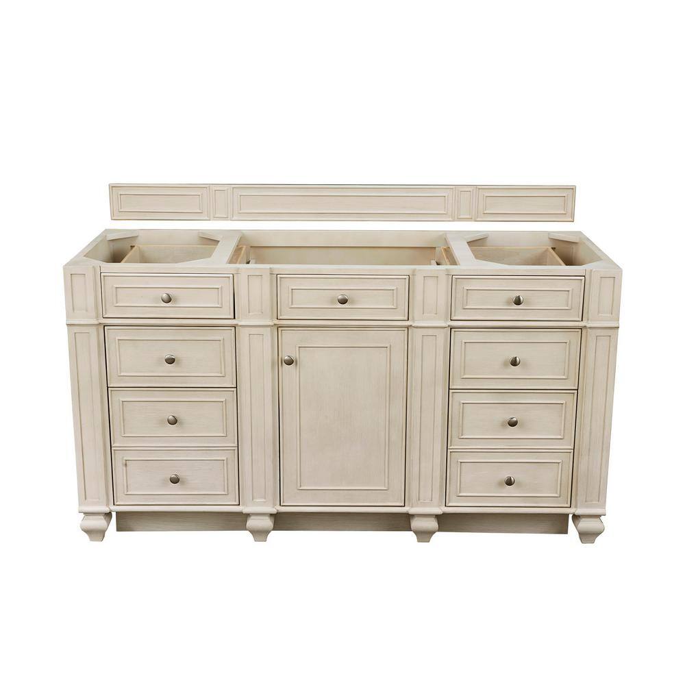 James Martin Vanities Bristol 60 in. Double Vanity in Vintage Vanilla