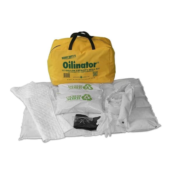 Oilinator 12 Gal. Heavy Duty Oil Absorbent Spill Kit