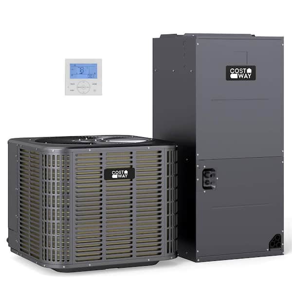 3 Ton 19 SEER2 Central Air Conditioner Heat Pump System with Air Handler Unit