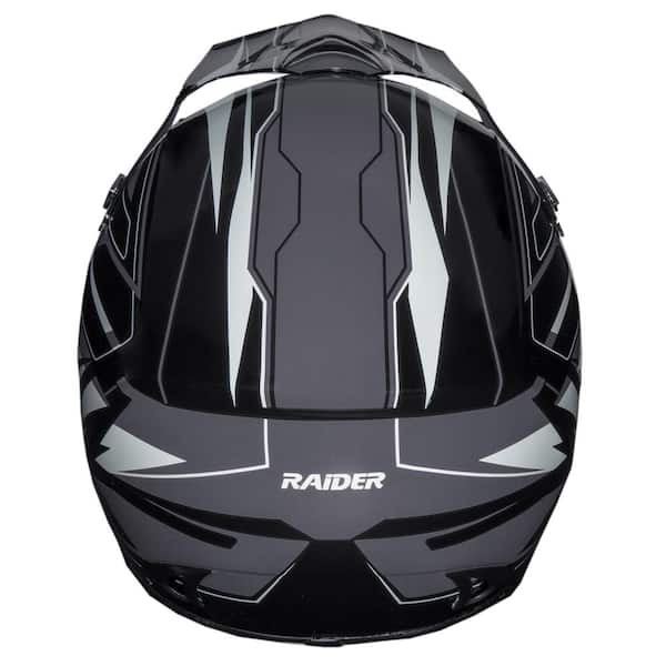 Raider RX1 Small Black/Silver Adult MX 2121913 - The Home Depot