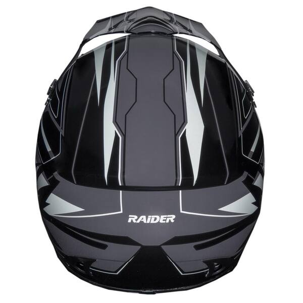 Raider RX1 X-Large Black/Silver Adult MX 2121916 - The Home Depot