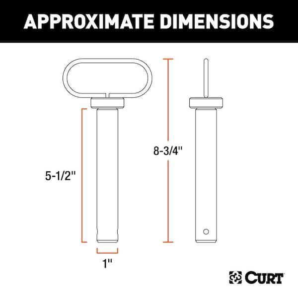 8 Aluminum Handle - 1/2 Receiver