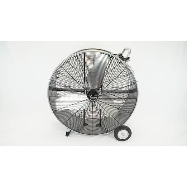 BLUE BLOWER PROFESSIONAL 36 in. 2 Speeds Direct Drive Drum Fan HVD36D
