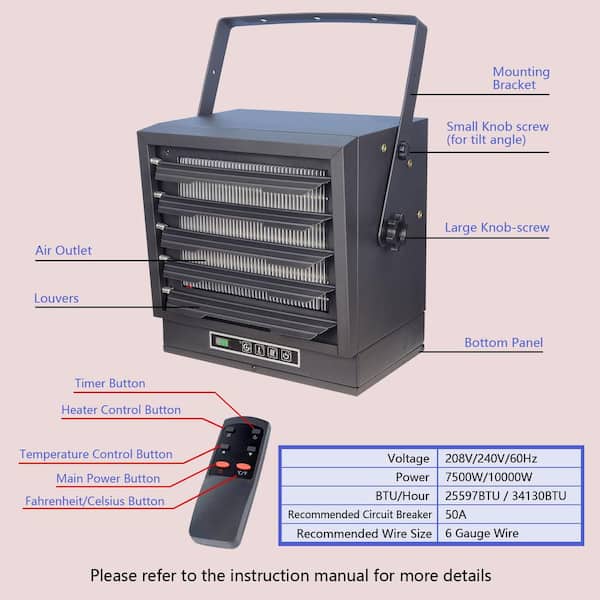 240v Heater Propane Garage Heater Princess Auto Timer