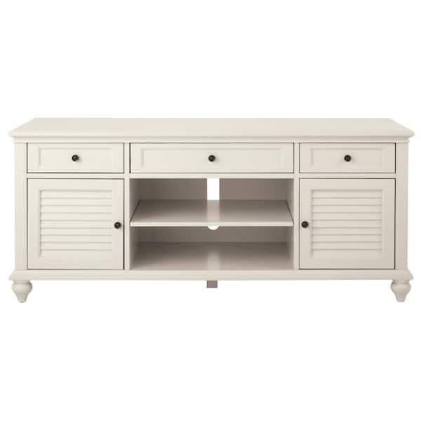 Home Decorators Collection Hamilton 59 in. Off-White 3-Drawer TV Stand