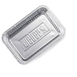 Weber Small Grill Aluminum Disposable Drip Pans (10-Pack)