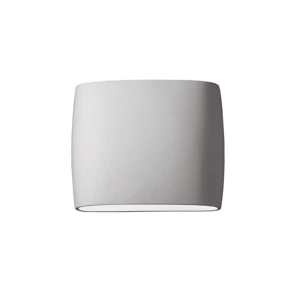 Ambiance 2-Light Bisque Ceramic Wall Sconce