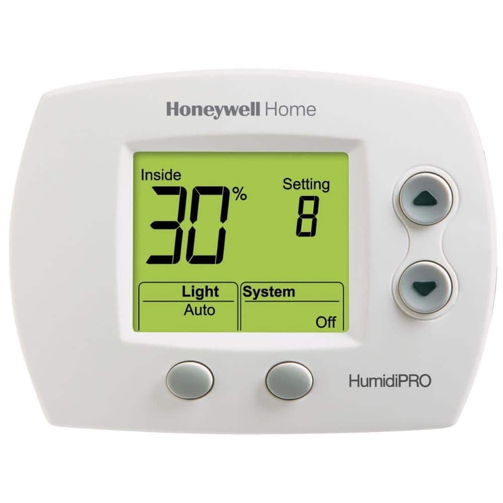 Large White and Red Evaporative Console Humidifier with Humidistat