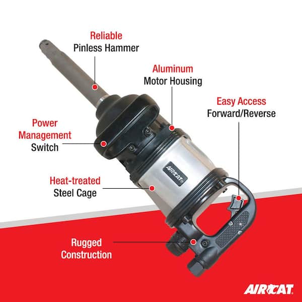 1 in. x 8 in. Super Duty Impact Wrench