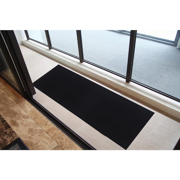 Carpet Rubber Non-Slip Black Runner Coating Floor Bubbles Side Step PVC 