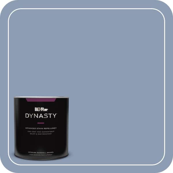 BEHR DYNASTY 1 qt. #PMD-72 Periwinkle Dusk Eggshell Enamel Interior Stain-Blocking Paint and Primer