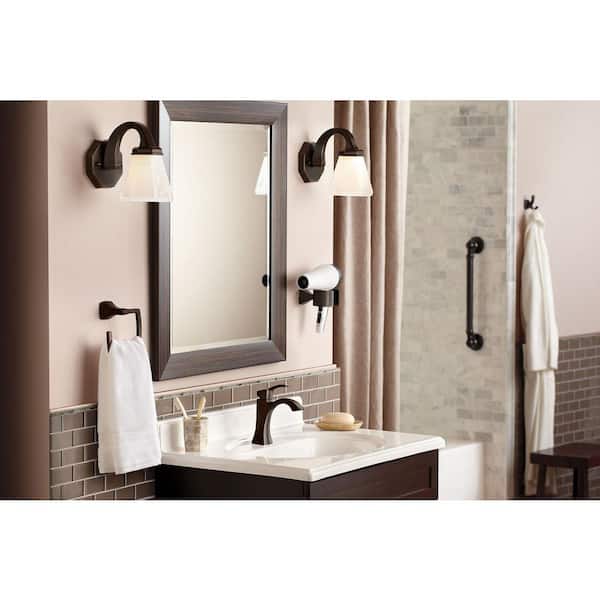 Voss Single Hole Single-Handle High-Arc Bathroom Faucet in Oil Rubbed Bronze