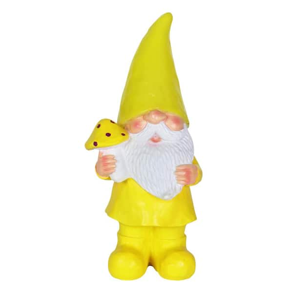 Exhart Yellow Yokum Gnome Garden Statue